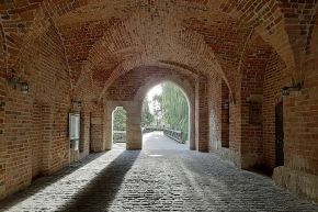 Blick vom Gifhorner Schloss Eingang